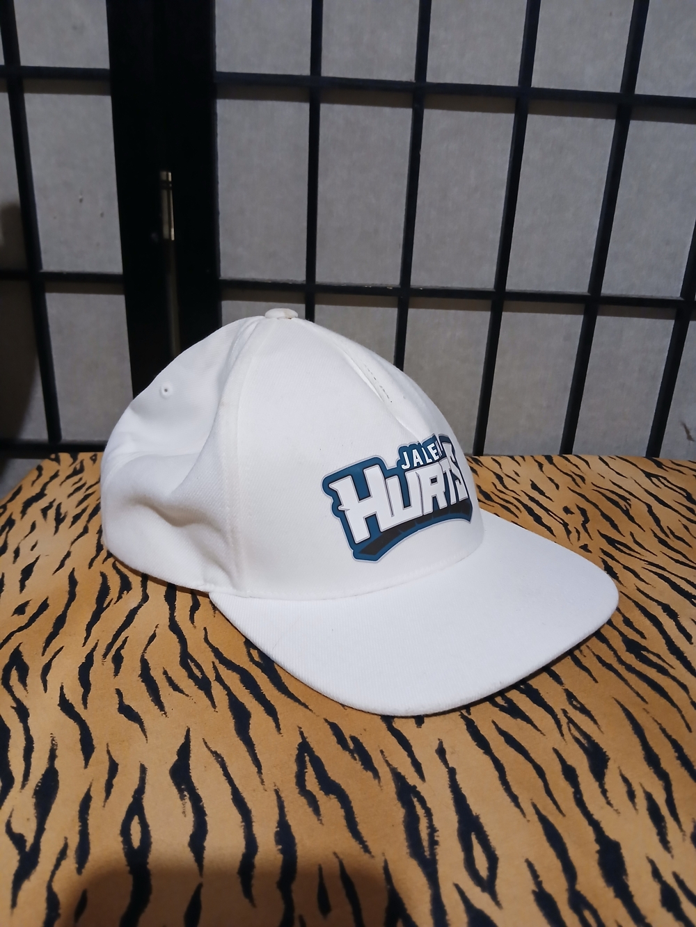 The Classic Off-White Embroidered Label Cap